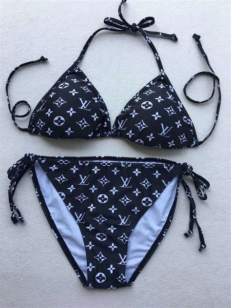 louis vuitton bikini.|Louis Vuitton bikini real.